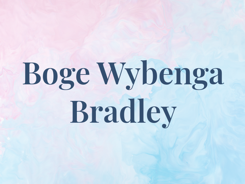 Boge Wybenga & Bradley