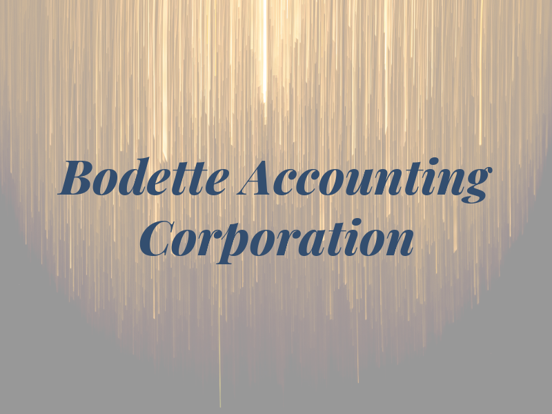 Bodette Tax & Accounting Corporation