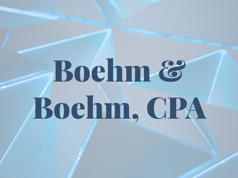 Boehm & Boehm, CPA