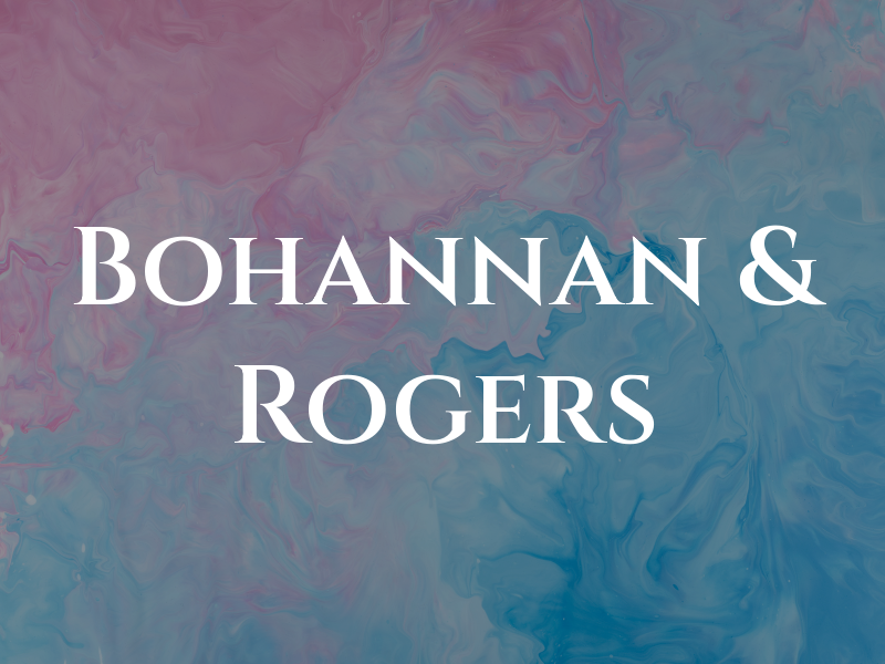 Bohannan & Rogers