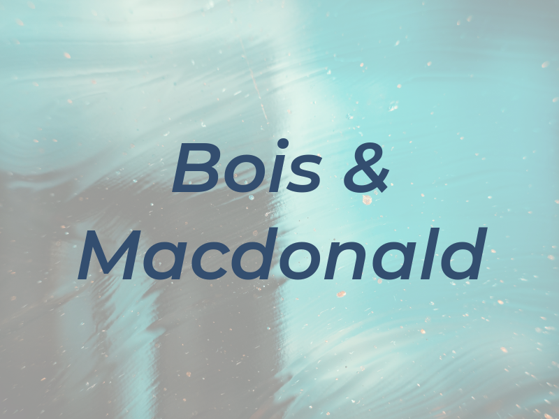 Bois & Macdonald