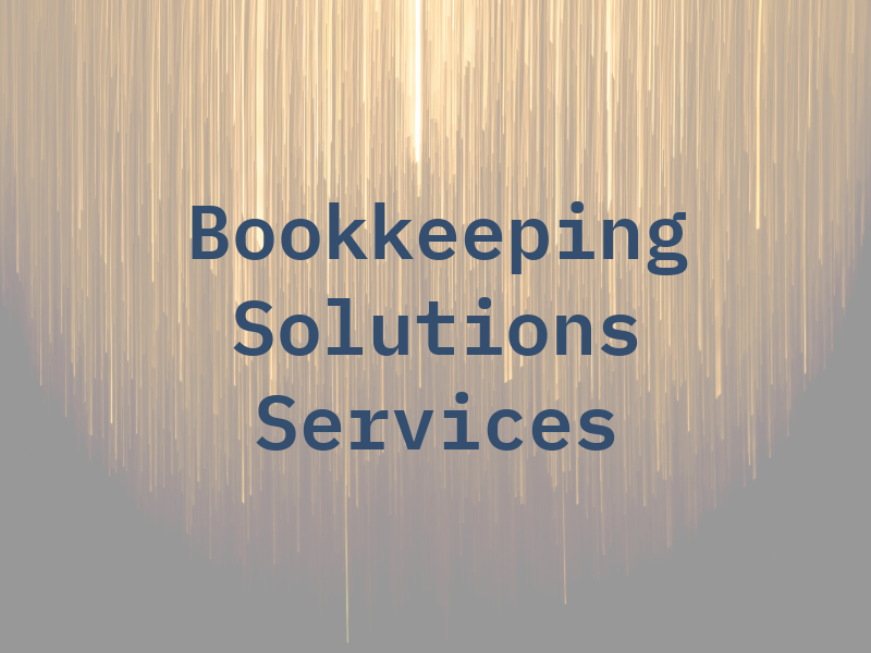 Bookkeeping Solutions & Tax Services