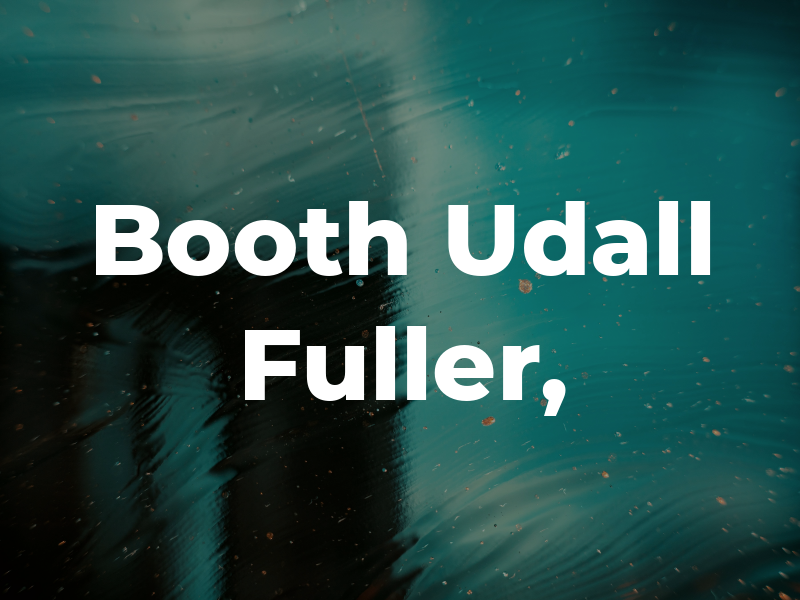 Booth Udall Fuller, PLC