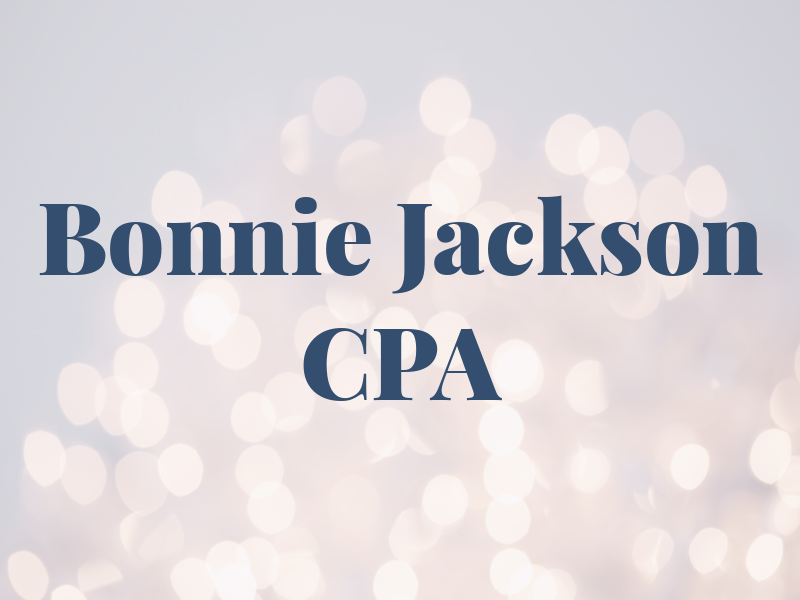 Bonnie Jackson CPA