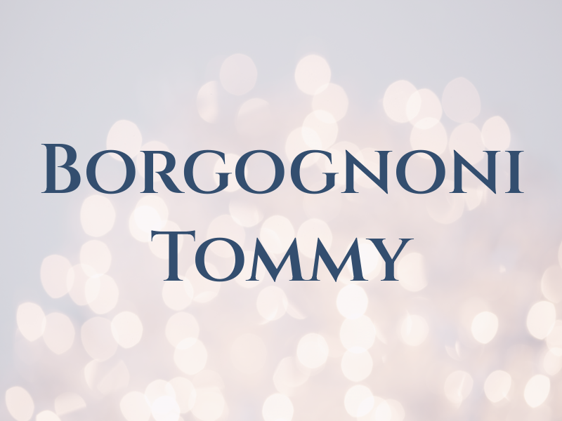 Borgognoni Tommy