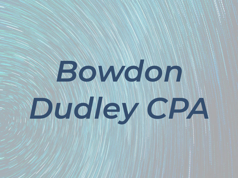 Bowdon Dudley CPA