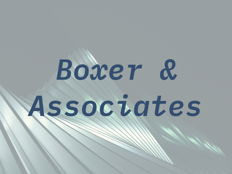 Boxer & Associates