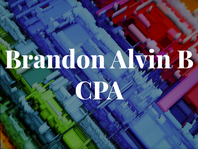Brandon Alvin B CPA