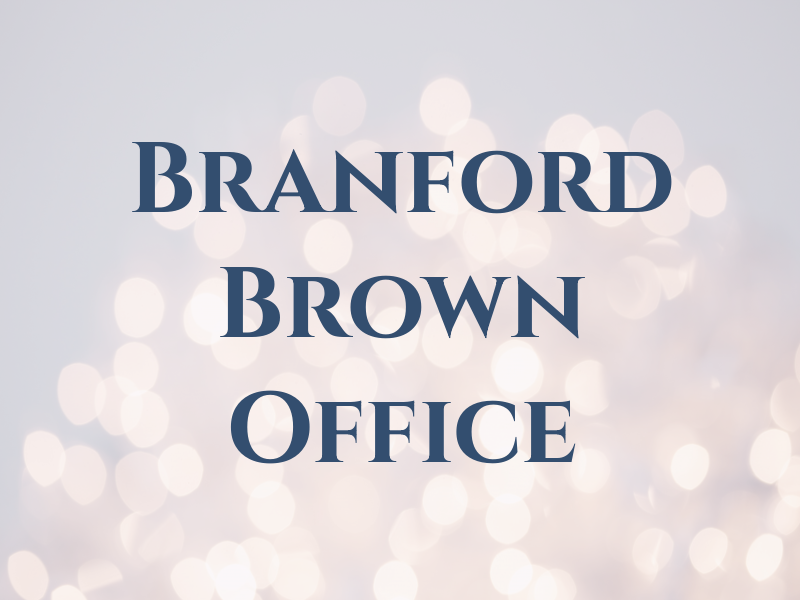 Branford Brown Law Office