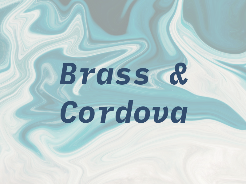 Brass & Cordova