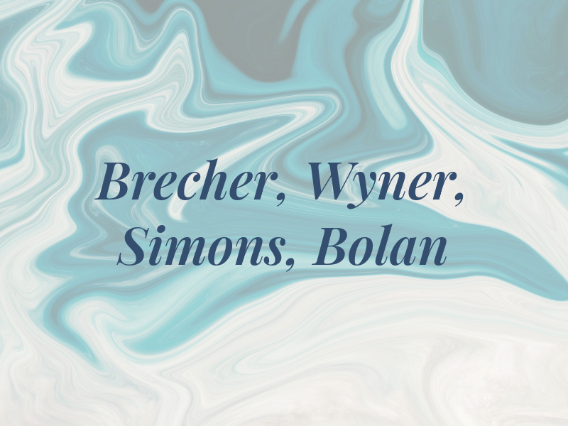 Brecher, Wyner, Simons, Fox & Bolan