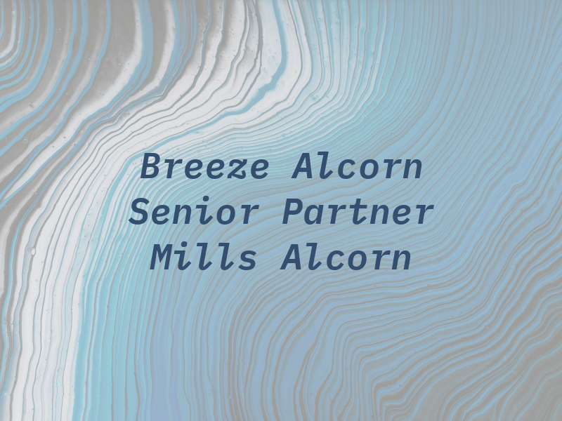 Breeze L. Alcorn - Senior Partner at Mills & Alcorn