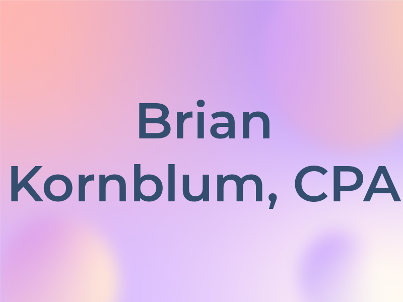Brian Kornblum, CPA