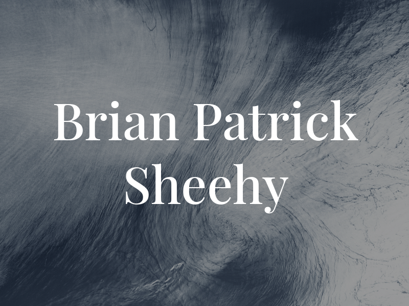 Brian Patrick Sheehy