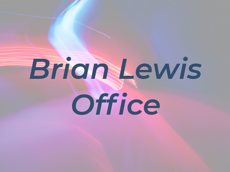 Brian R Lewis Law Office