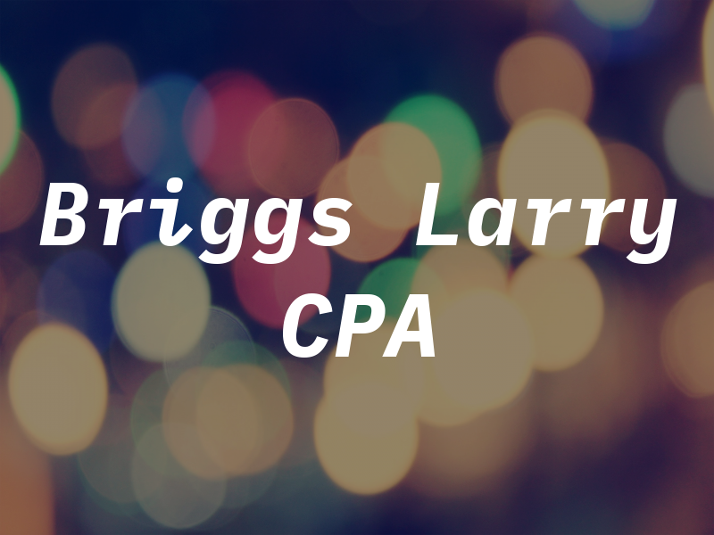 Briggs Larry CPA