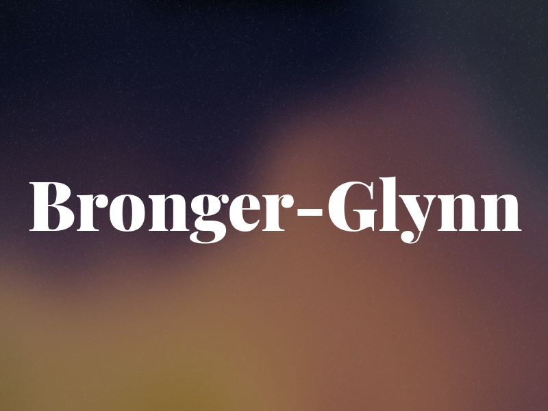 Bronger-Glynn
