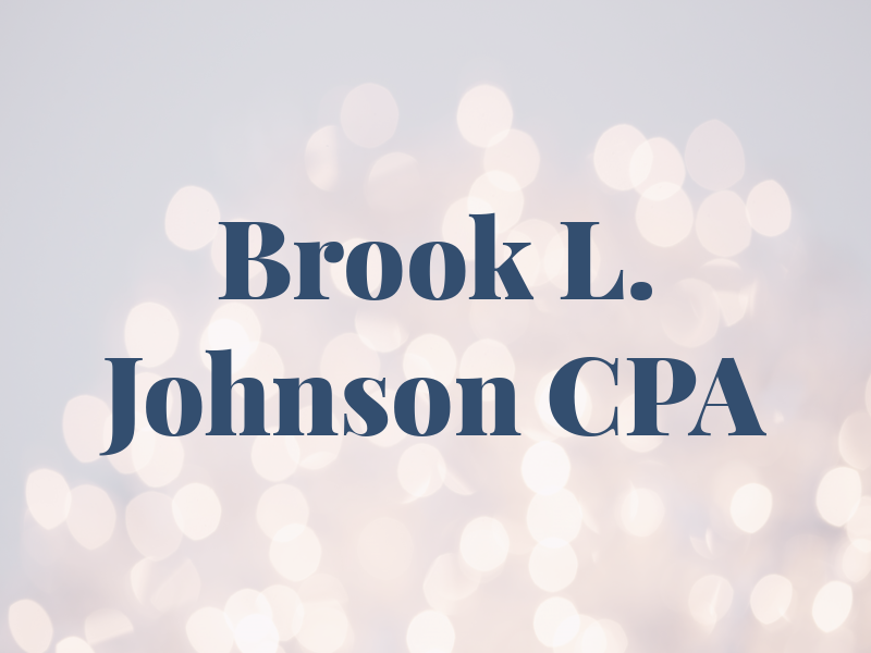 Brook L. Johnson CPA