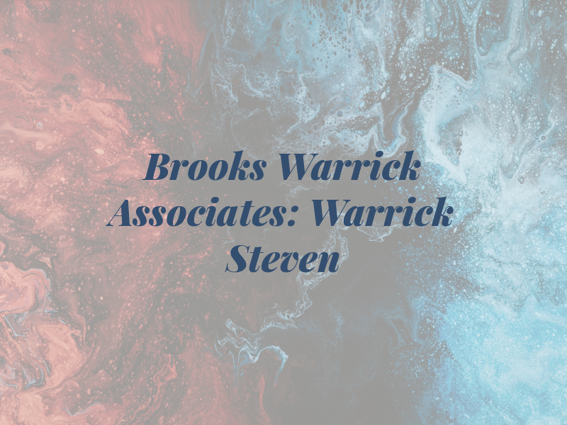 Brooks Warrick & Associates: Warrick Steven C