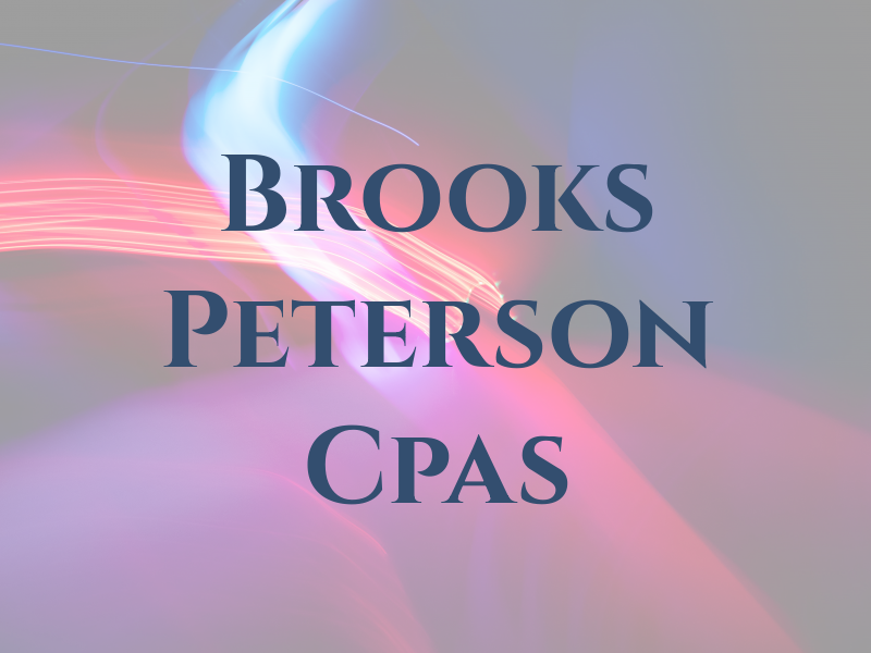 Brooks and Peterson Cpas