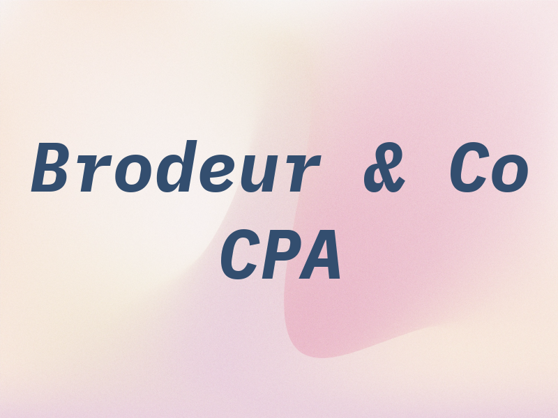 Brodeur & Co CPA