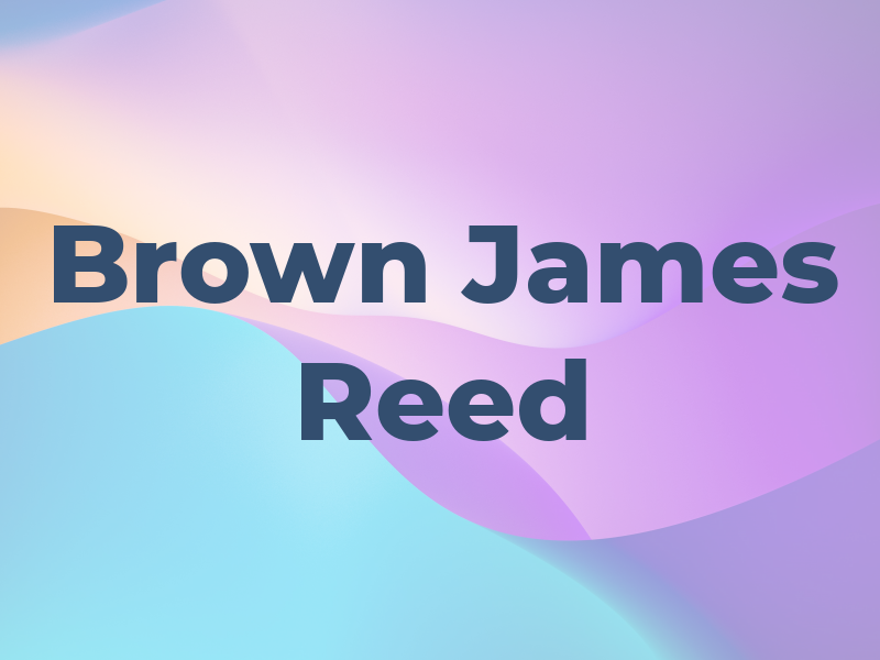 Brown James Reed