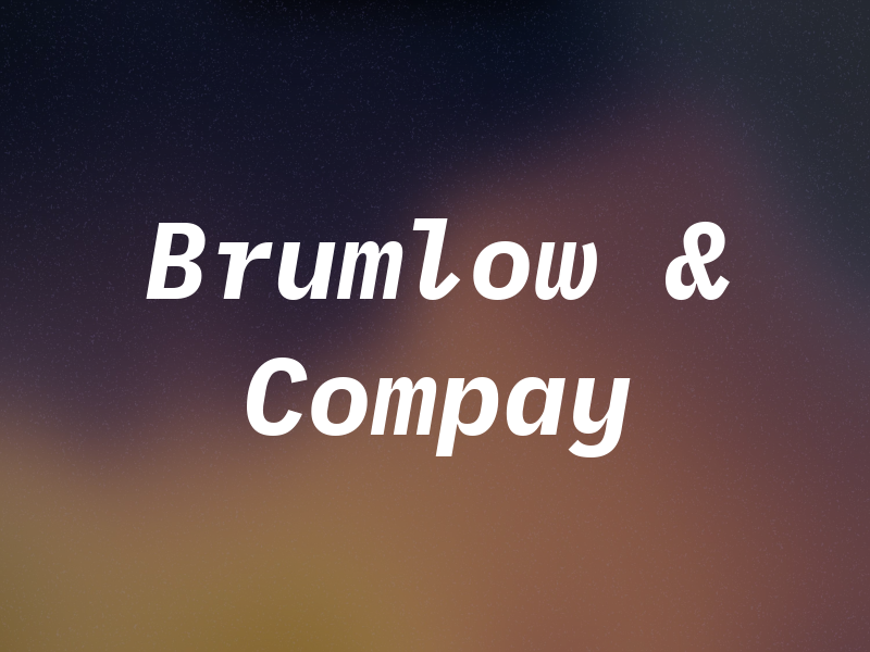 Brumlow & Compay