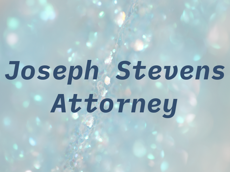 C Joseph Stevens Attorney at Law