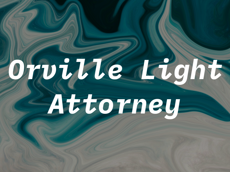 C Orville Light Attorney at Law