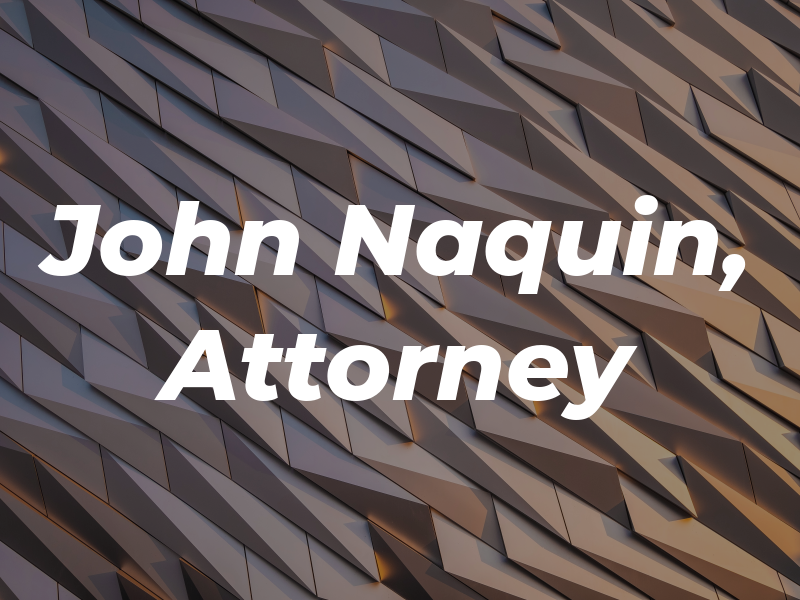 C. John Naquin, Attorney At Law