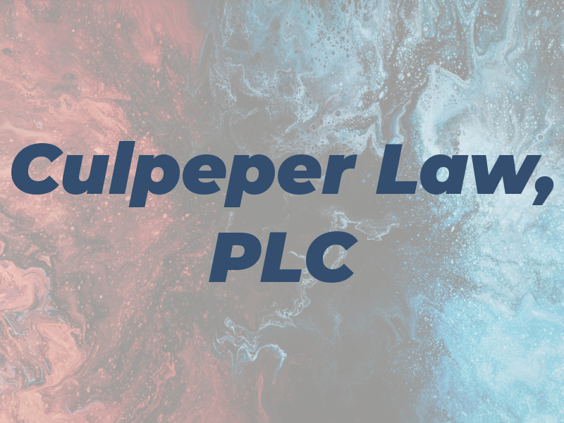 Culpeper Law, PLC