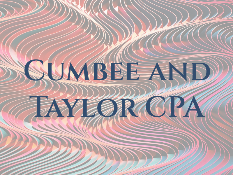 Cumbee and Taylor CPA