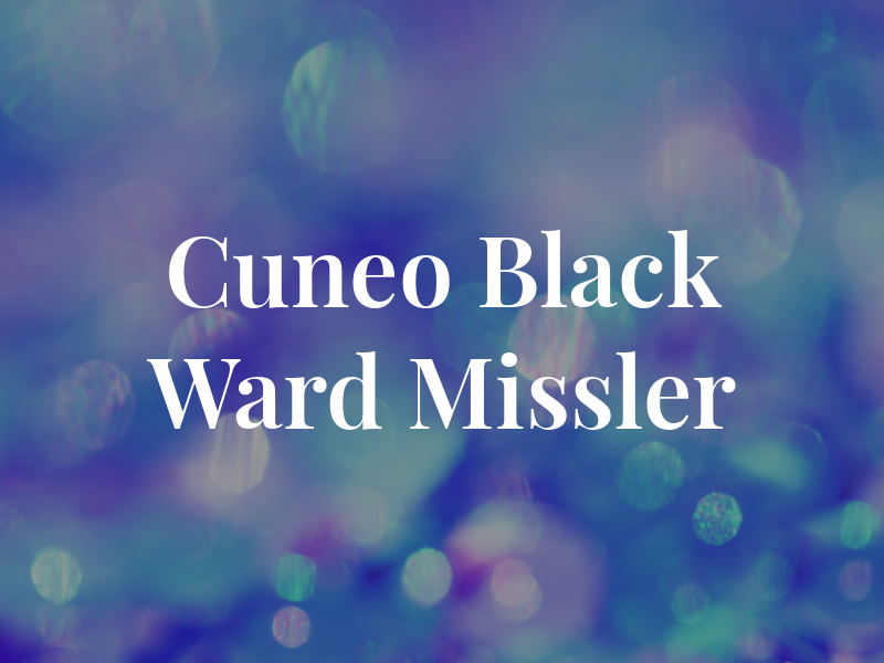 Cuneo Black Ward & Missler
