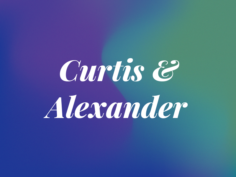 Curtis & Alexander