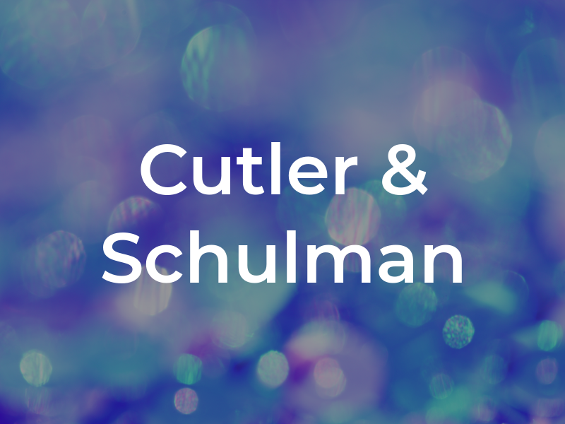 Cutler & Schulman
