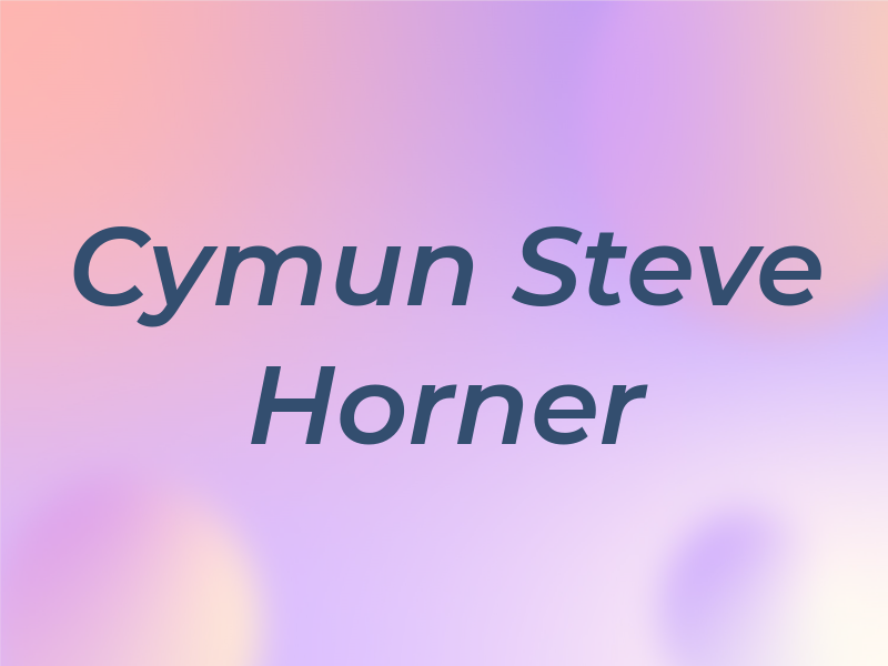 Cymun Steve Horner CPA