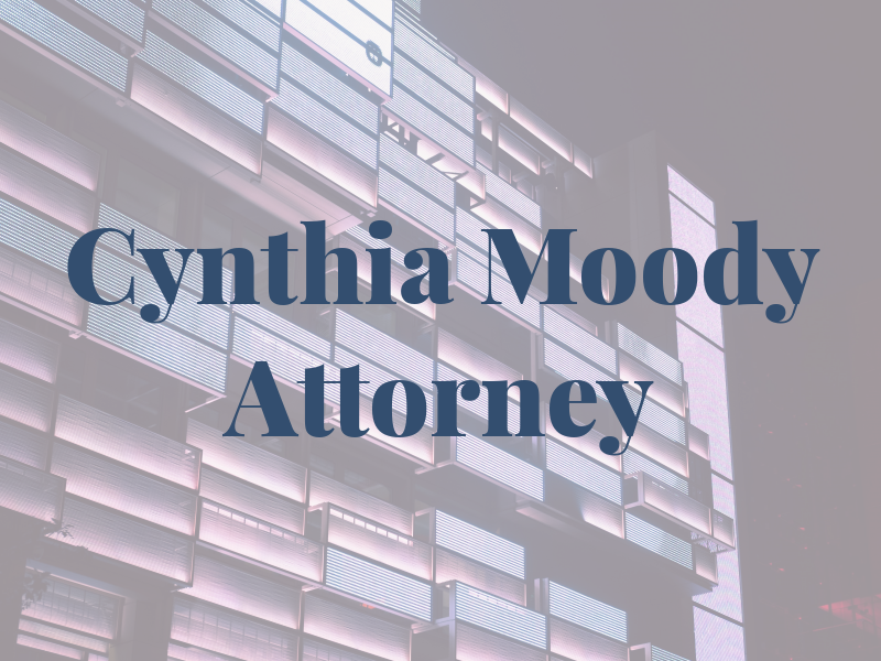 Cynthia S Moody Attorney