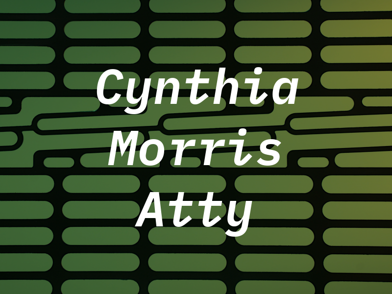 Cynthia S Morris Atty At Law