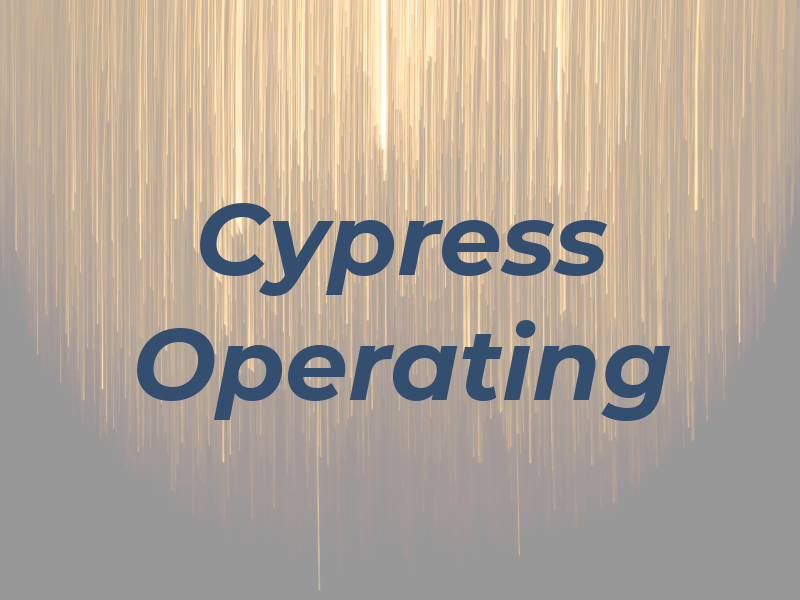 Cypress Operating