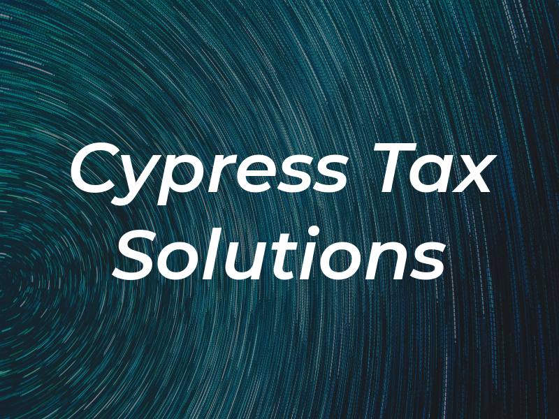 Cypress Tax Solutions