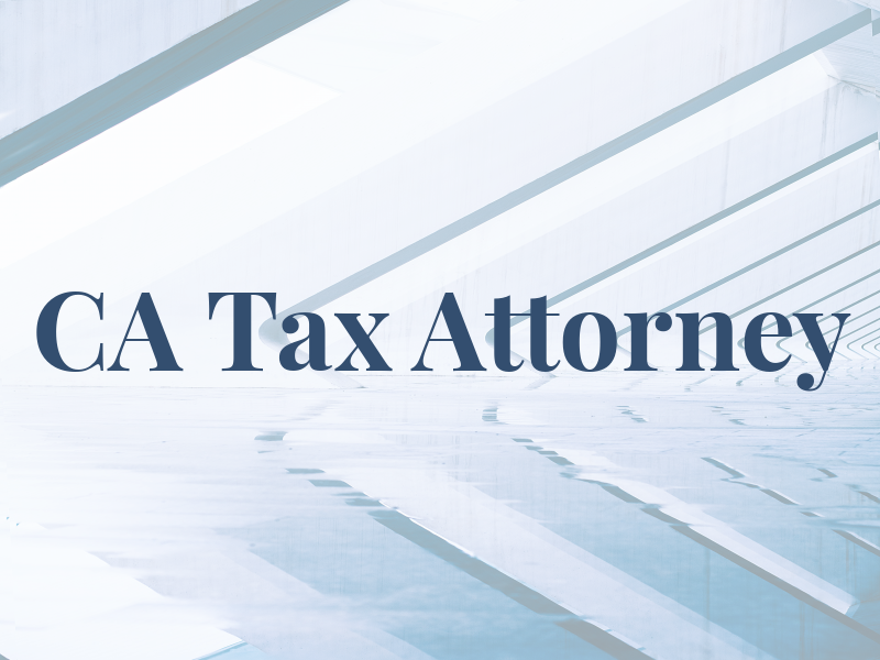 CA Tax Attorney