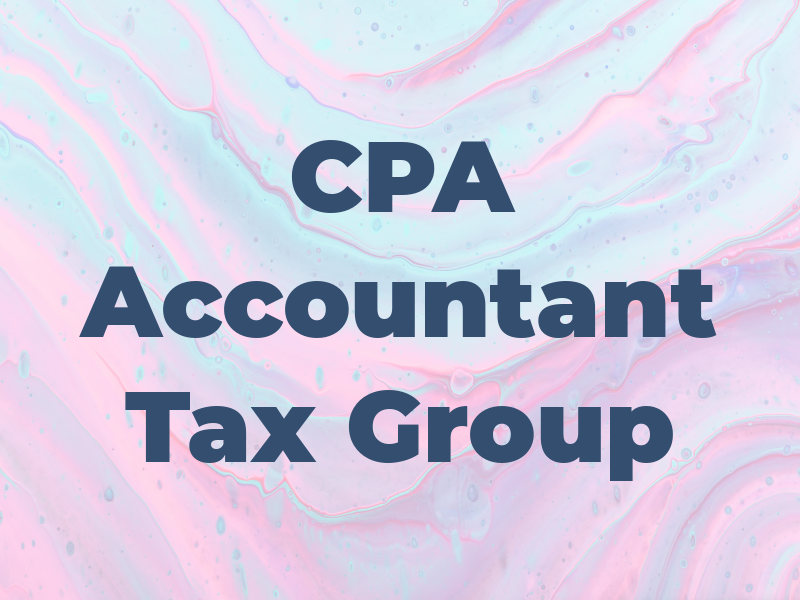 CPA Accountant Tax Group