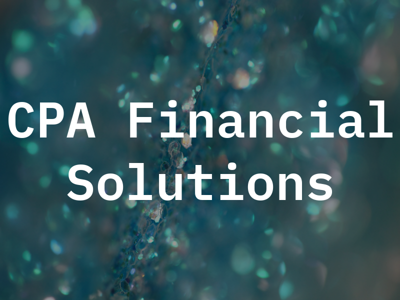CPA Financial Solutions
