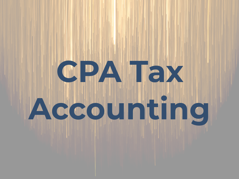 CPA Tax Accounting