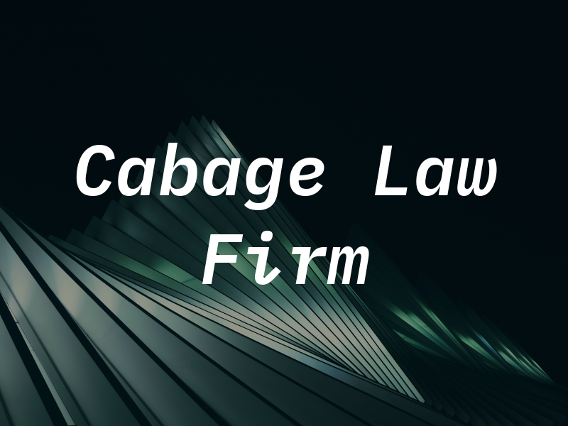 Cabage Law Firm