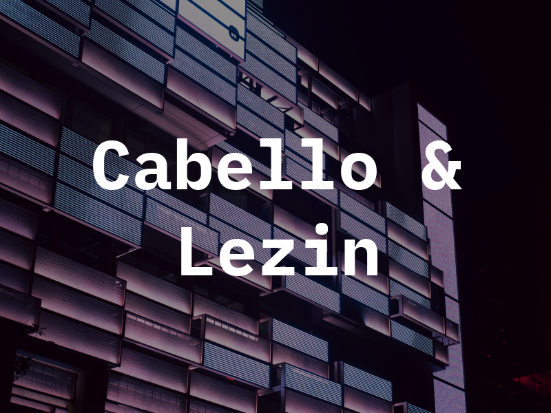 Cabello & Lezin