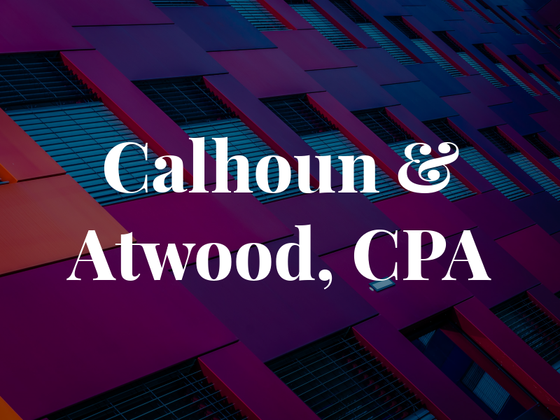 Calhoun & Atwood, CPA