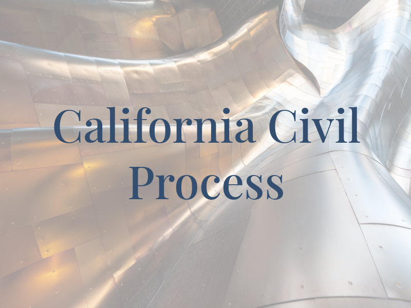 California Civil Process