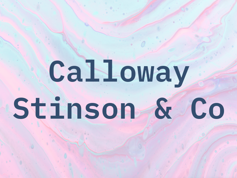 Calloway Stinson & Co