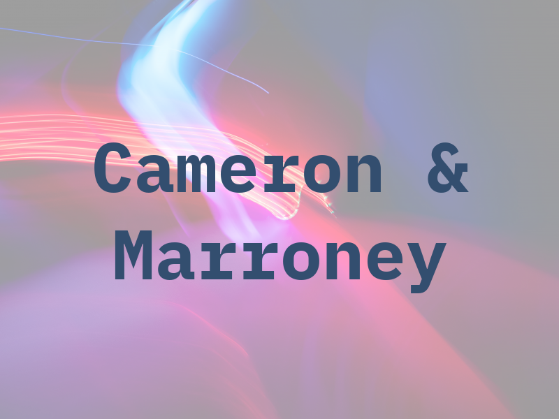 Cameron & Marroney